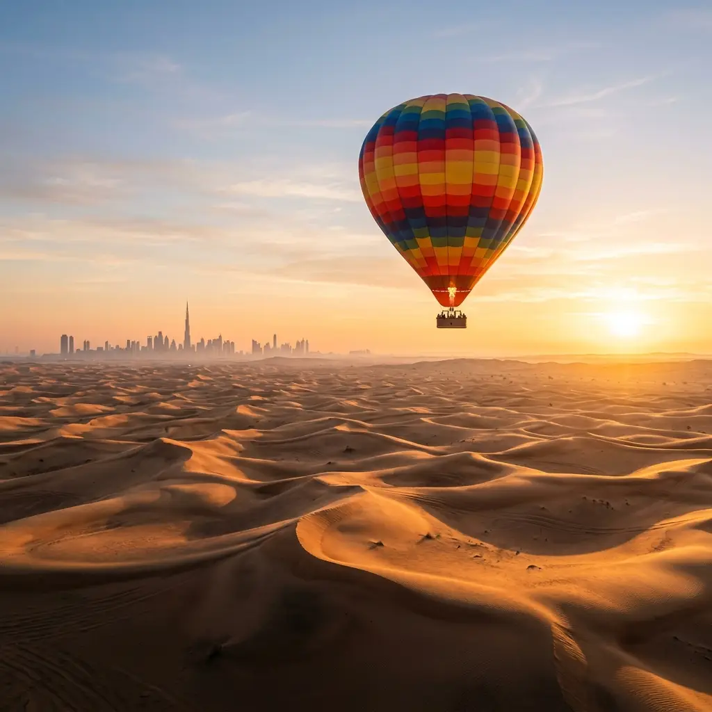 Hot Air Balloon Dubai: A Breathtaking Sunrise Experience Over the Desert