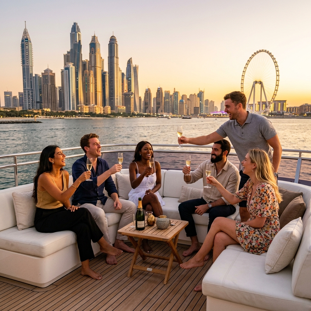 Luxury Sunset Private Yacht — Dubai Marina - Photo 4