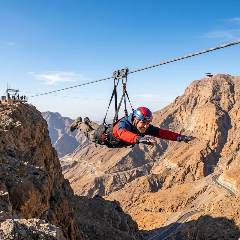 انزلاق جبل جيس — الأطول في العالم - Photo 2