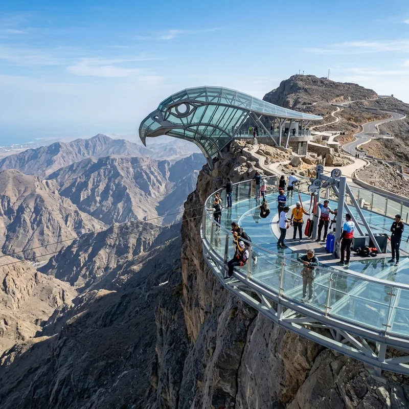 انزلاق جبل جيس — الأطول في العالم - Photo 4