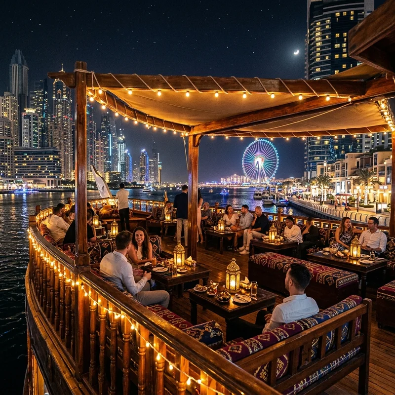 رحلة عشاء بالمركب الشراعي — مرسى دبي - Photo 4