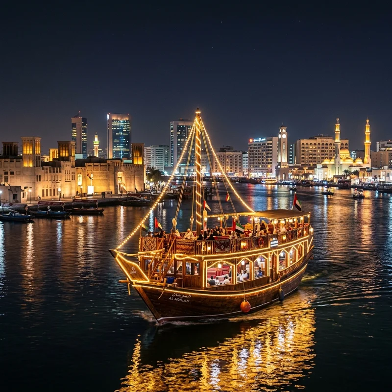 رحلة المركب الشراعي — خور دبي