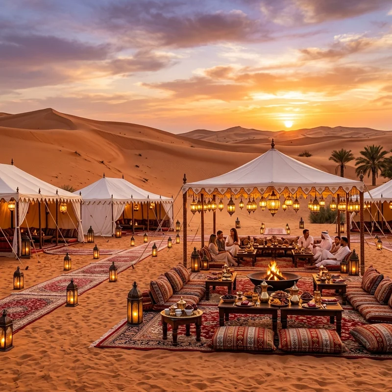Dubai: Premium Safari, Camel Ride & Al Khayma Camp 3-Buffets — Shared Tour with 35-Minute Quad Bike Ride